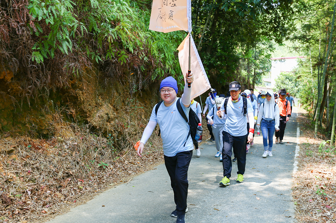 越秀商投人力线条2021年的团建拓展活动圆满结束